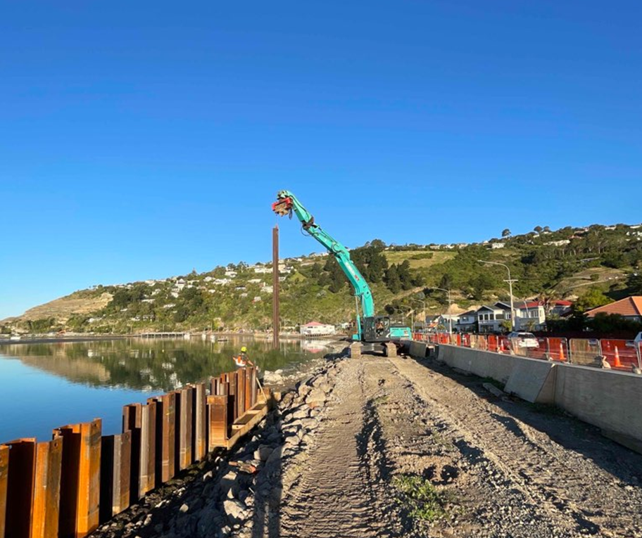 Sheet pile installation