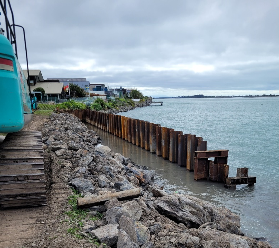 Sheet pile installation