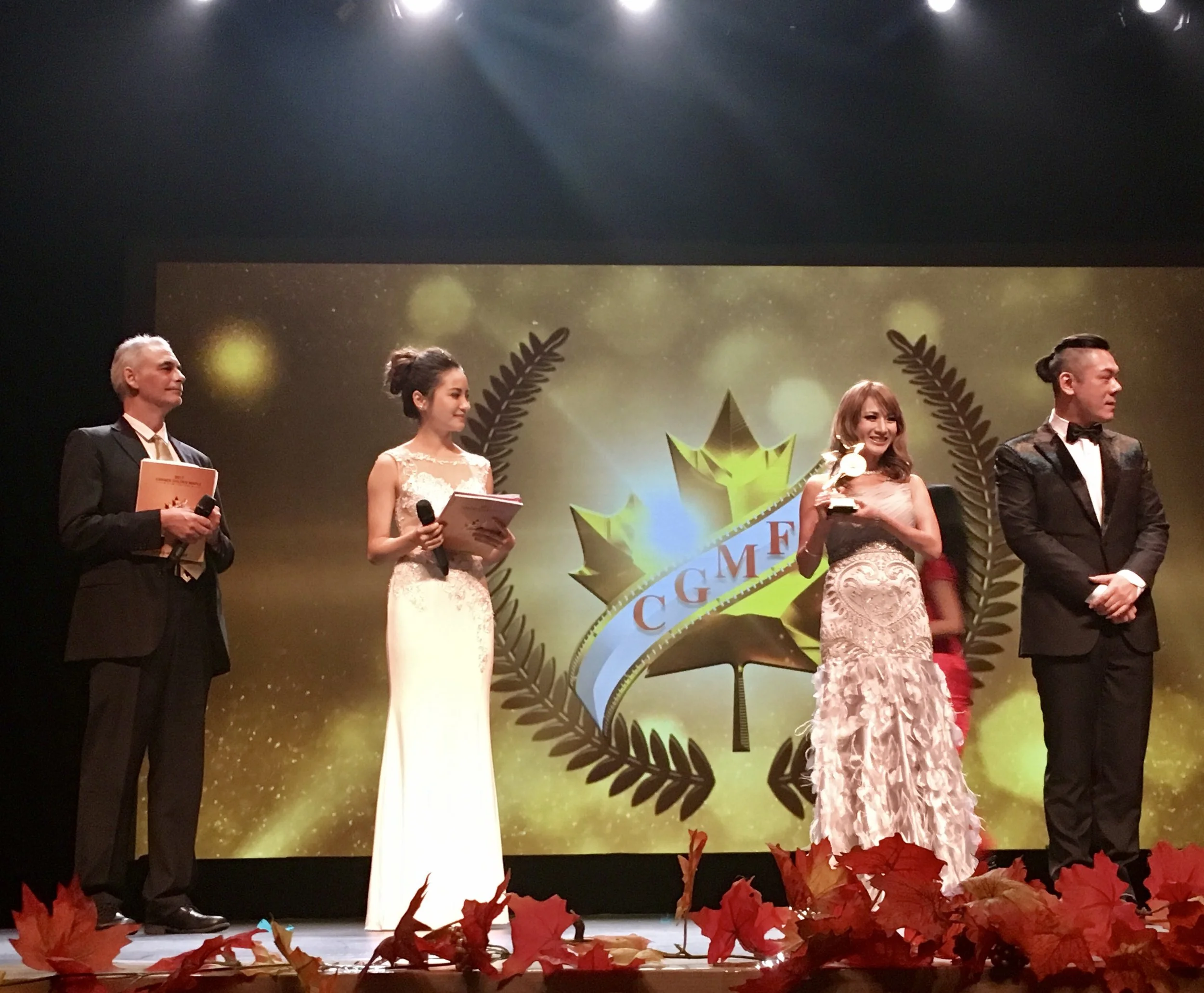 Amy won Best Leading Actress at 2017 Canada Golden Maple Film Festival