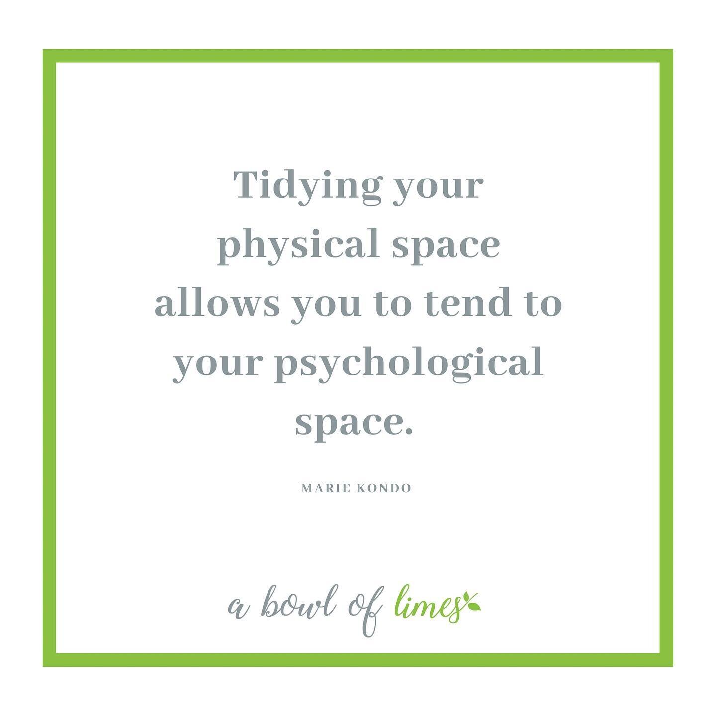 When you change the energy in your physical space, it shifts the energy in your mental space. The two are inextricably linked.

As a certified KonMari Consultant, I work with clients to guide &amp; support them as they gain back control of their surr