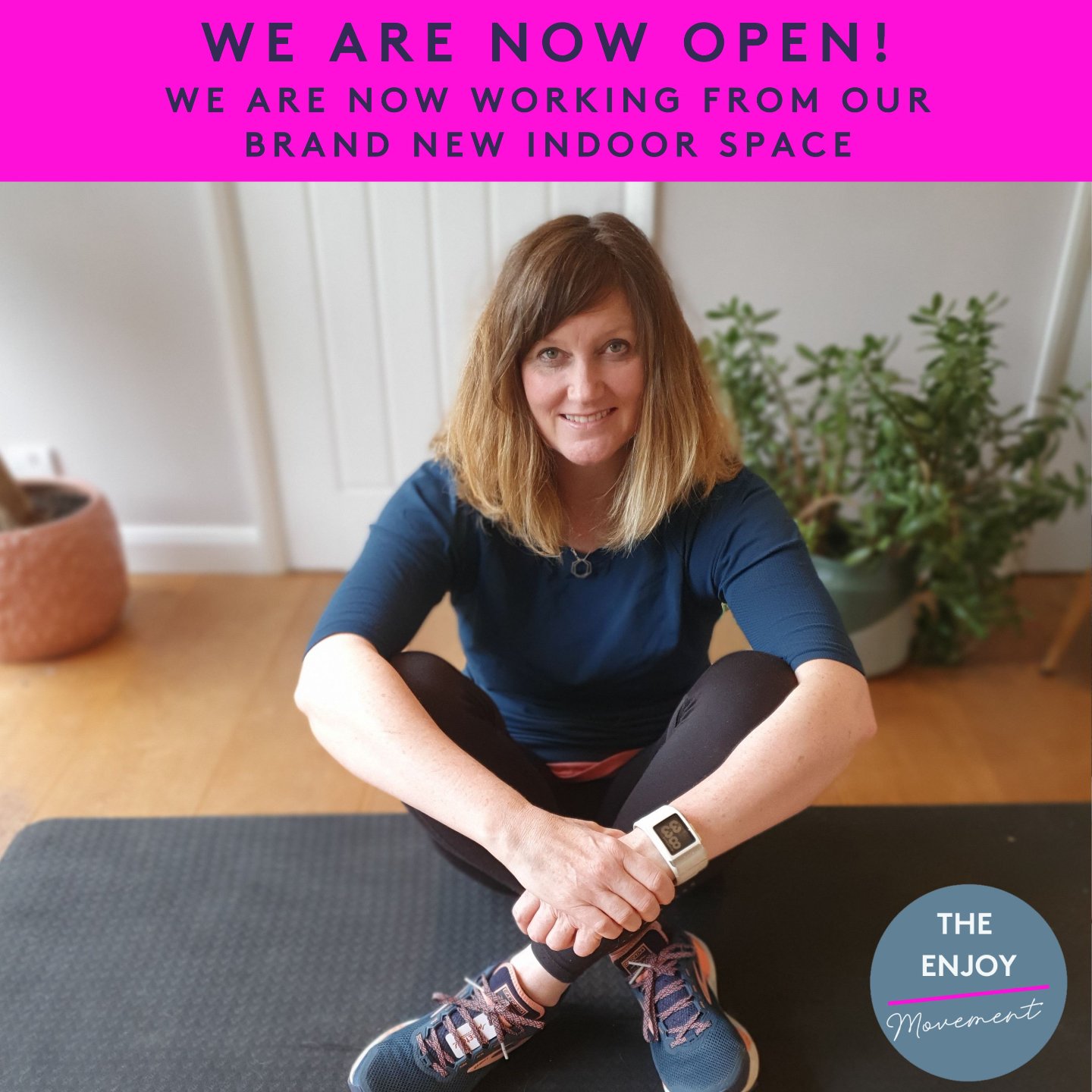 🎉We are open for business🎉

I'm thrilled to announce that we are now working from our new indoor space.&hellip;🥁

✨ The Enjoy Movement PT Space ✨

Our own private, intimate space where we coach small group PT and 1:1 PT sessions across the week.

