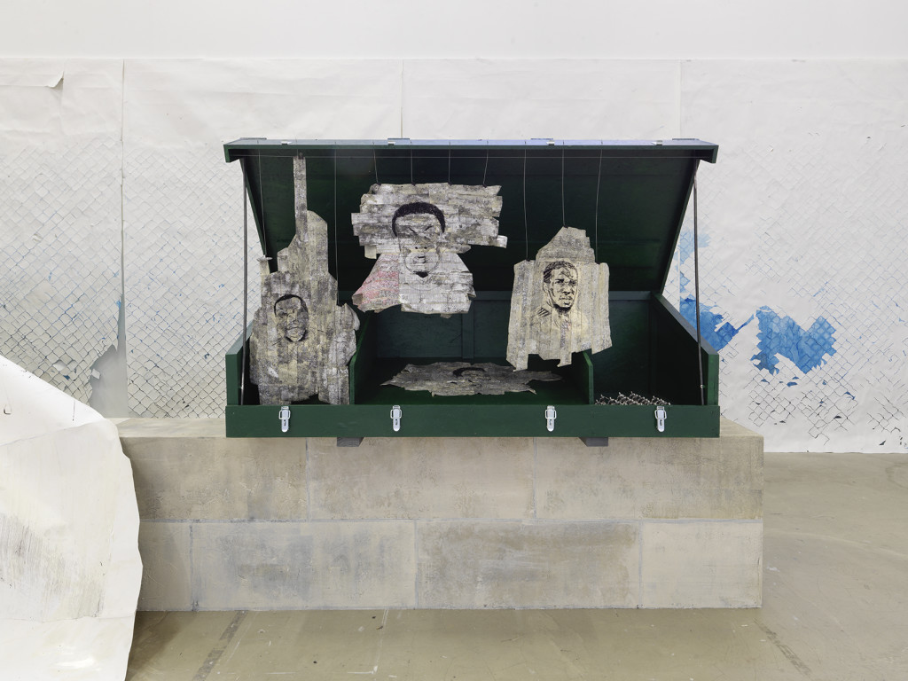 Vue de l’exposition de Gareth Nyandoro “Stall(s) of Fame”, Palais de Tokyo.