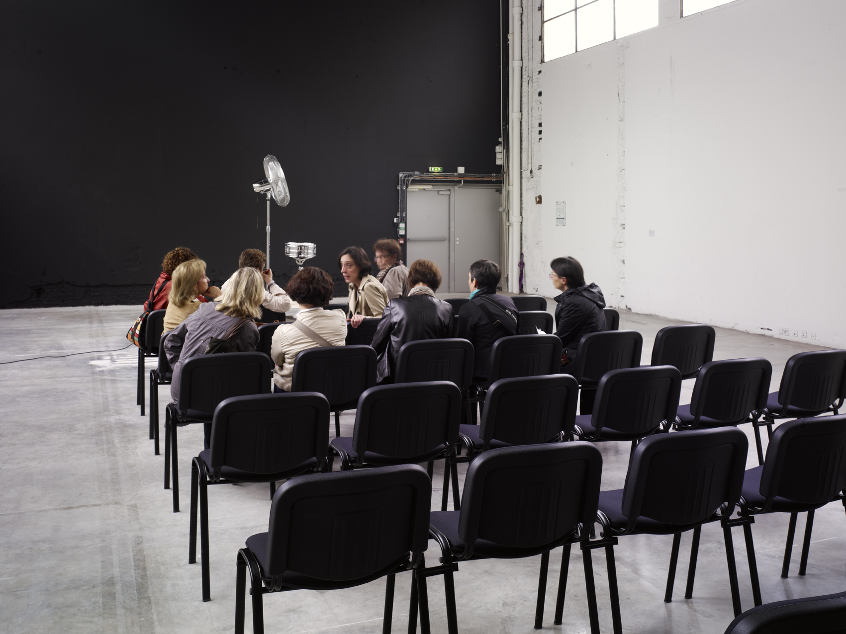 Vue de l’exposition de Fernando Ortega, “Fuite/Leak”. Palais de Tokyo.