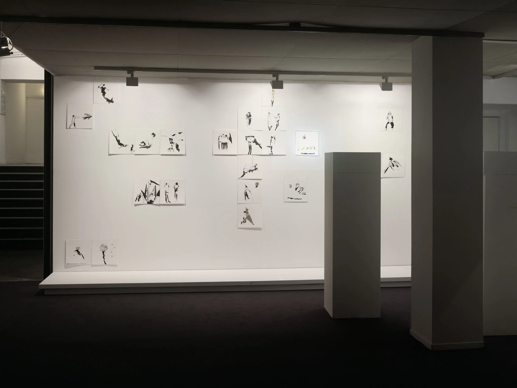 Vue de l’exposition de Inci Eviner “Broken Manifestos”, MAMVP.