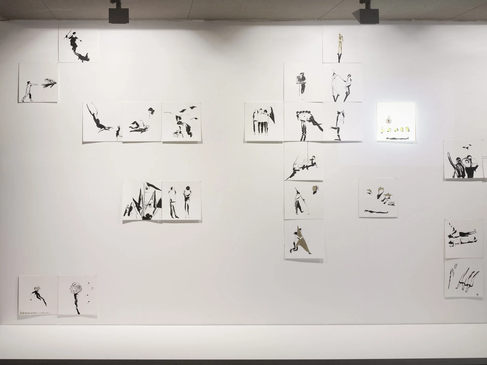 Vue de l’exposition de Inci Eviner “Broken Manifestos”, MAMVP.