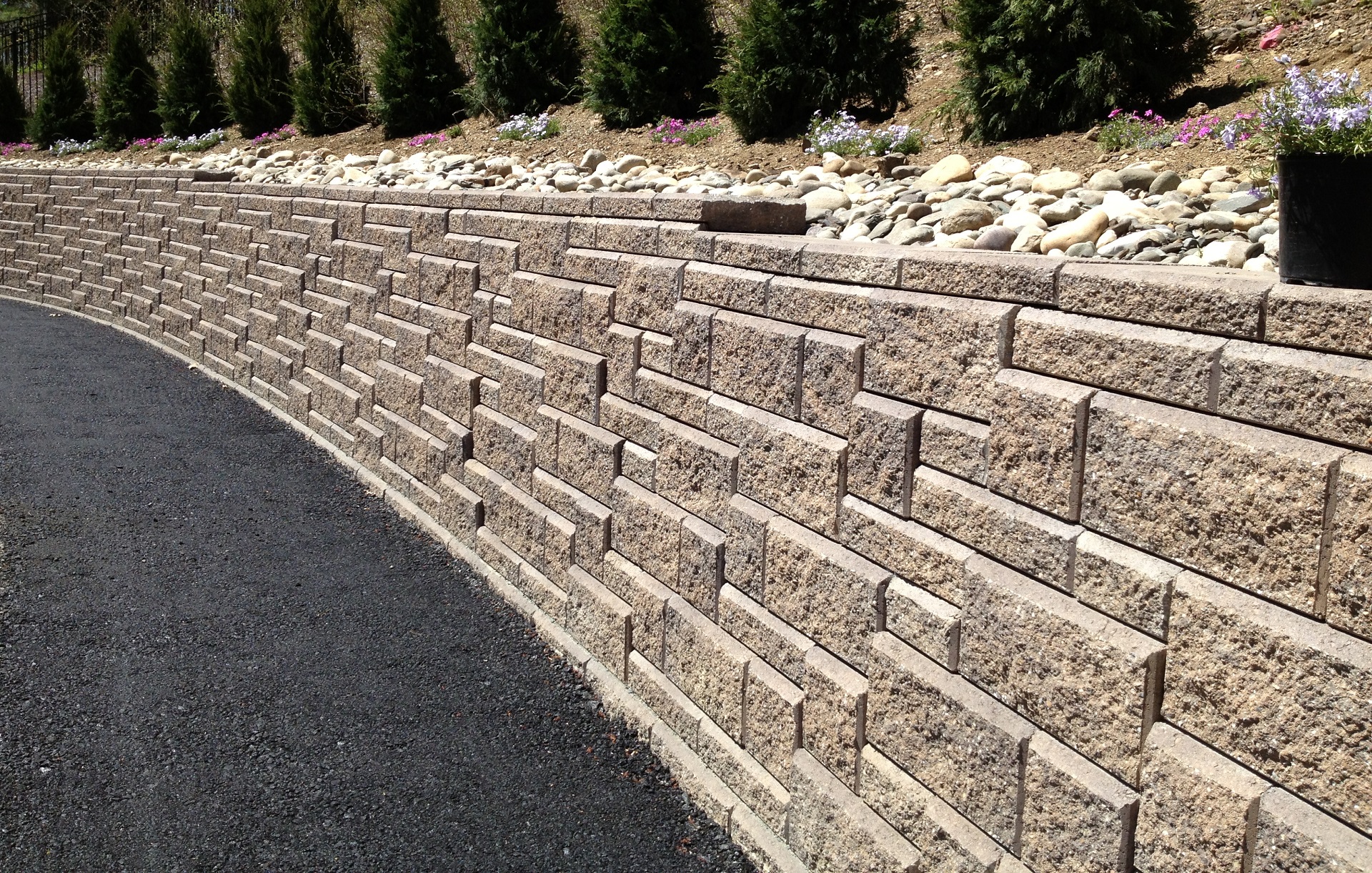 Crofton Retaining Wall and Garden Wall Construction