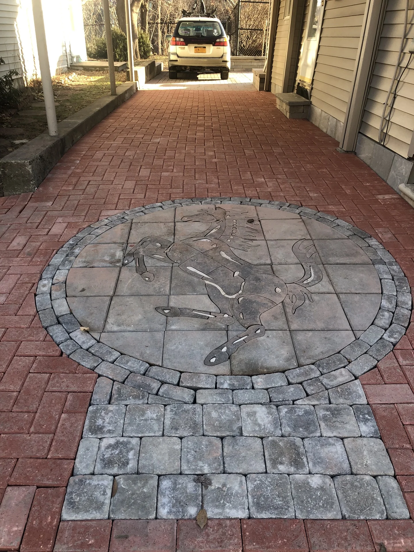 Custom Paver Art in Halfmoon, NY | Sweeney Company LLC