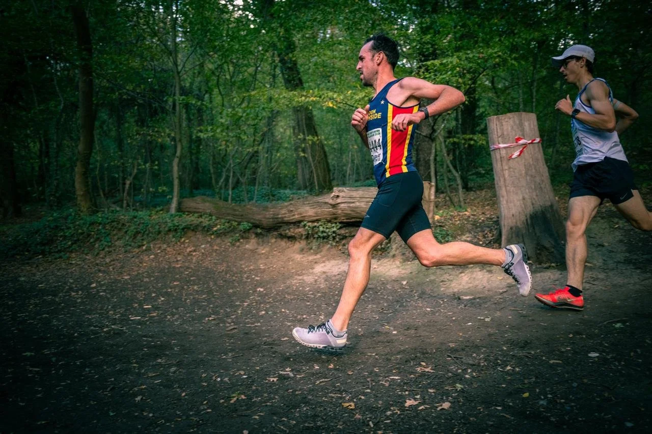 First Met league race in Claybury and half marathons and road races in Oxford, London and elsewhere