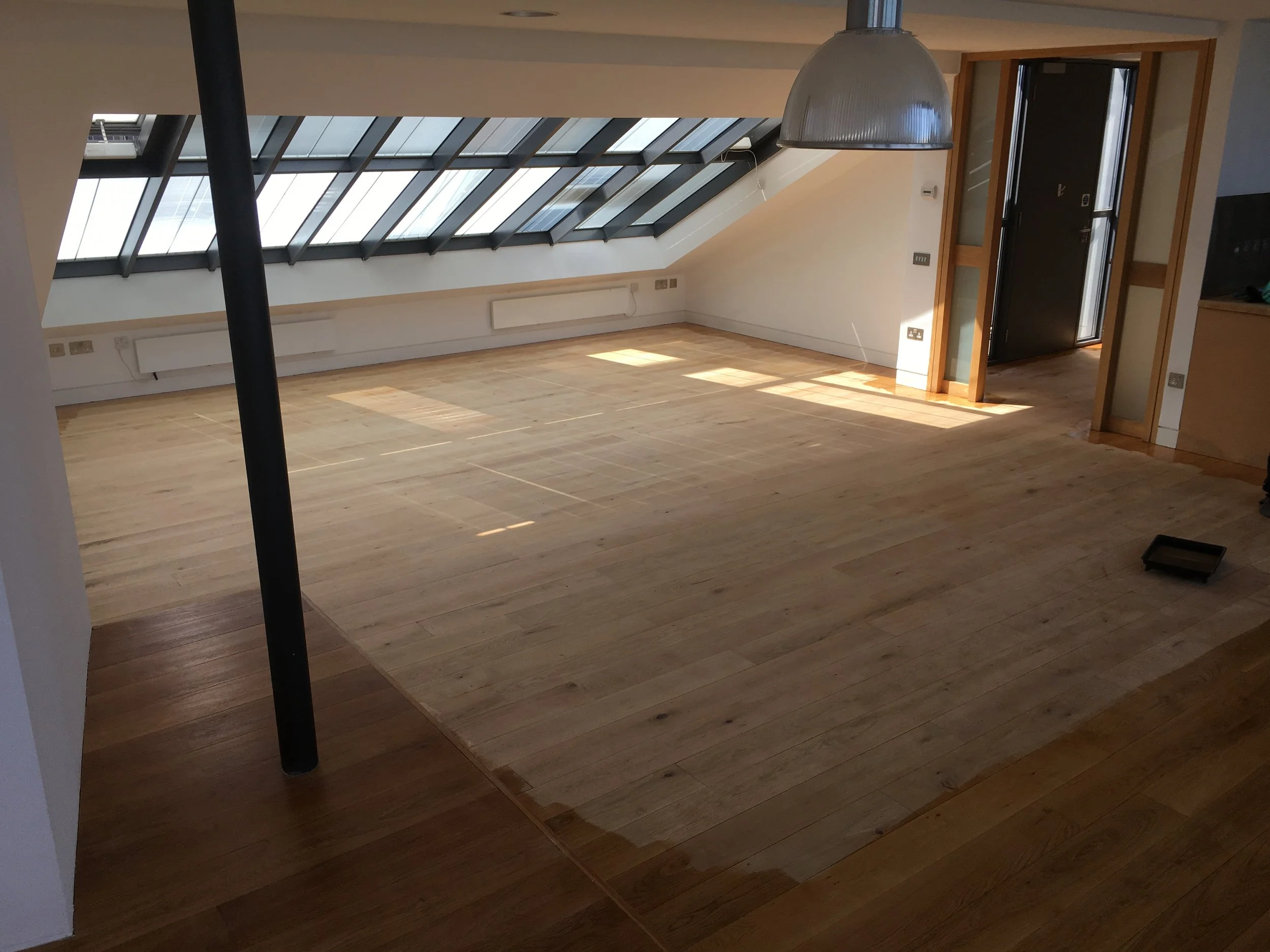 Penthouse refurb, curtain rd EC2A