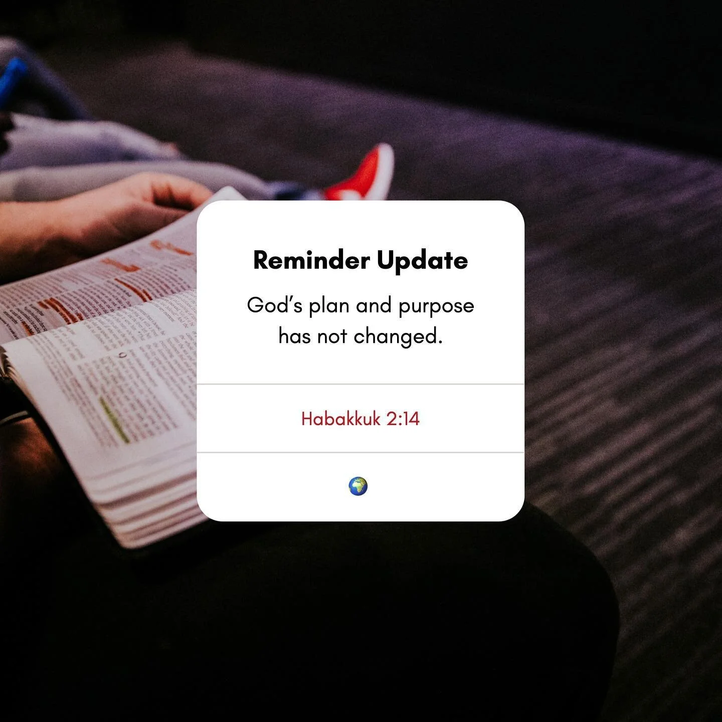 Don&rsquo;t let the darkness distract you from knowing that right now the Holy Spirit is moving powerfully in every nation of our world!

☕️ Take a read&hellip;

&bull; Psalm 33:11
&bull; Isaiah 9:7
&bull; Isaiah 14:27
&bull; Joel 2:28-29
&bull; Haba