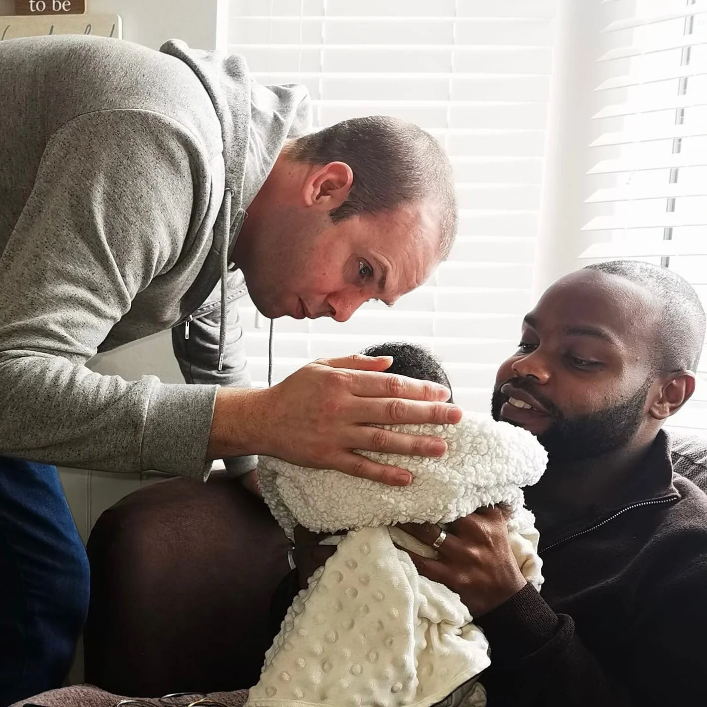 Welcoming this precious one into our church family, and speaking God&rsquo;s Word over him, at only a few days old! ❤️