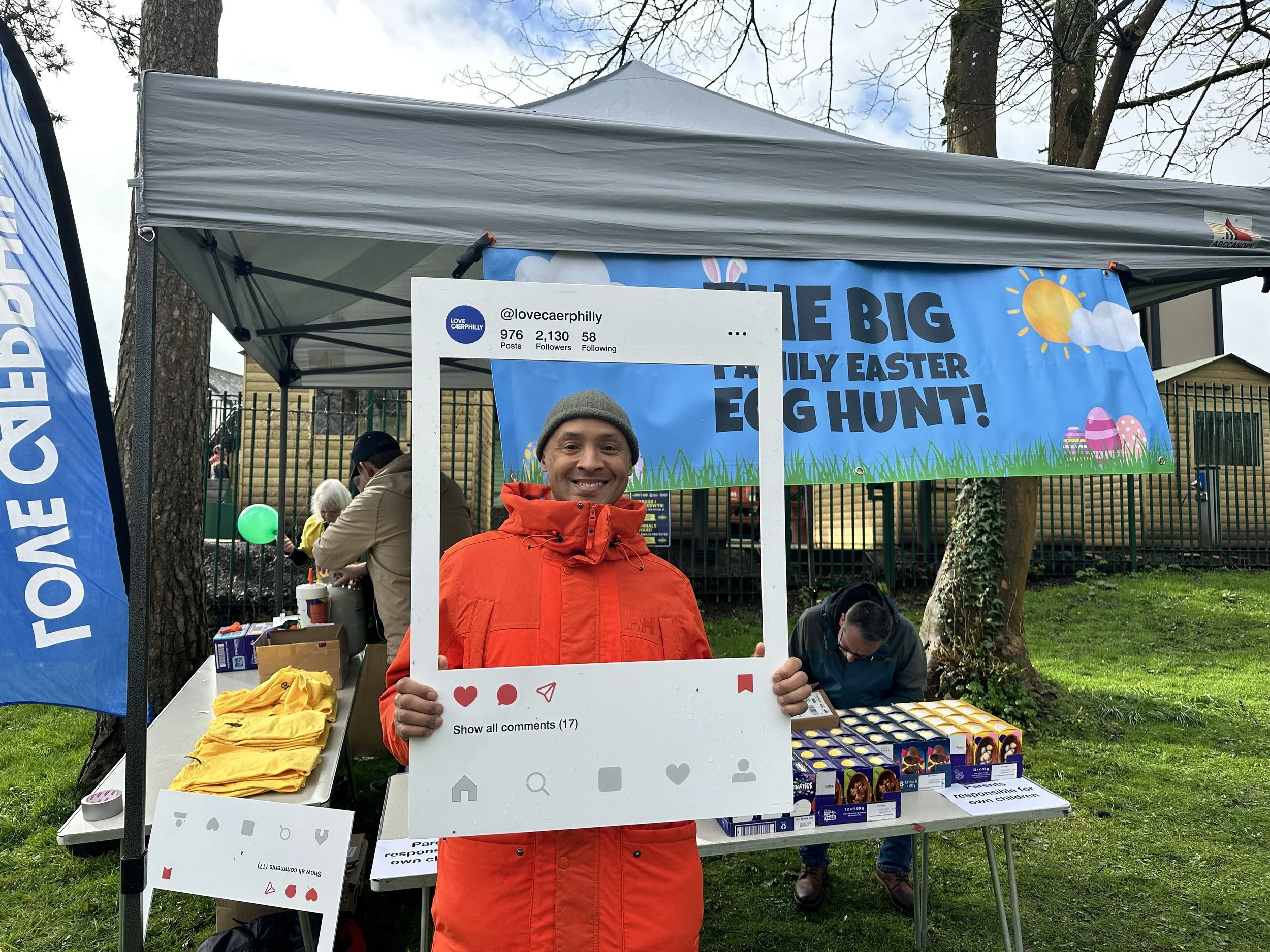 Love Caerphilly church hands out Easter eggs
