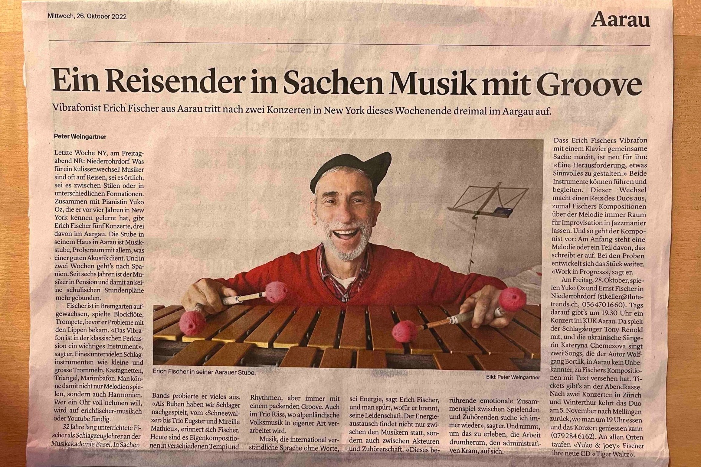 Portrait in der Aargauer Zeitung - 2022