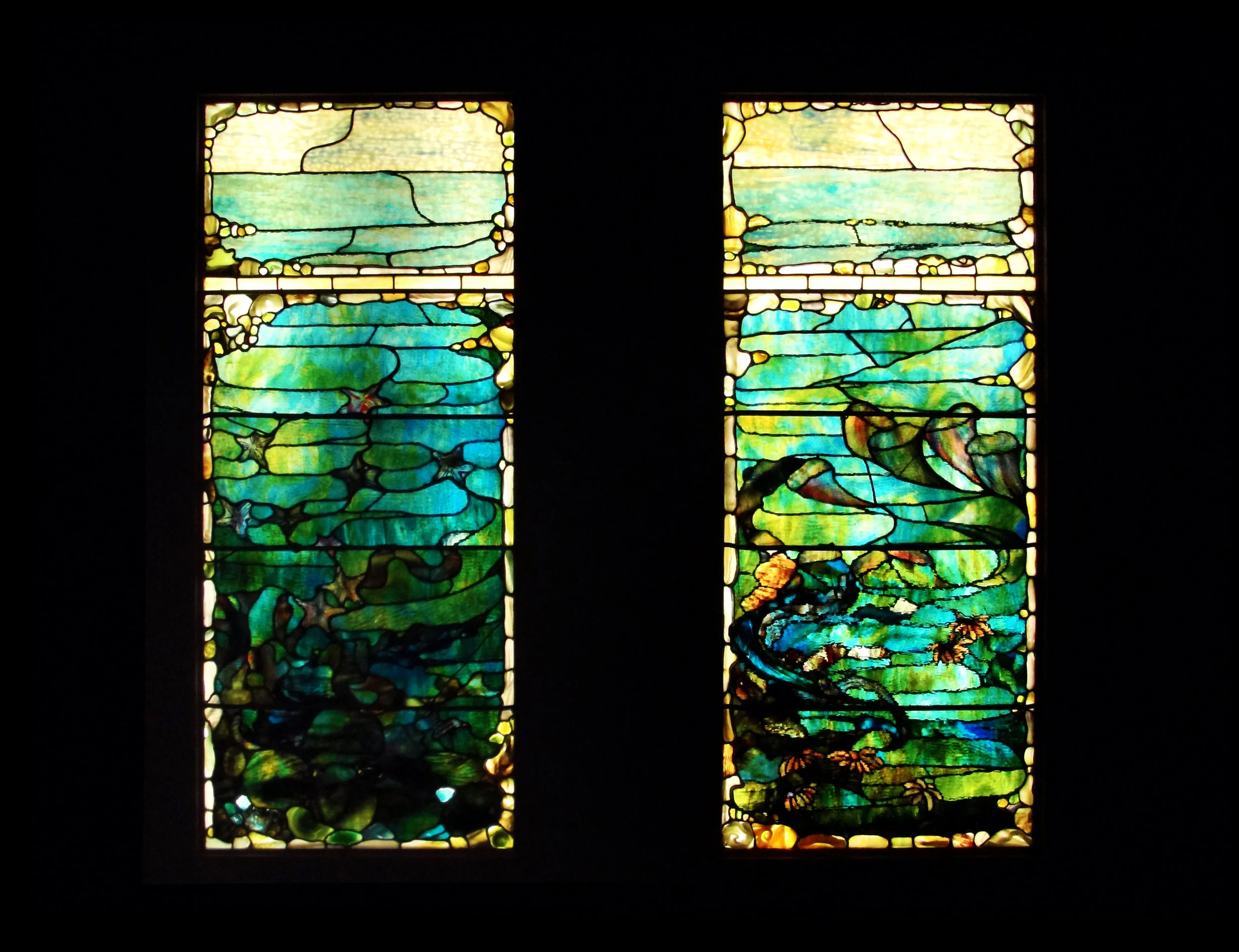 Windows by Tiffany (1885-1895).