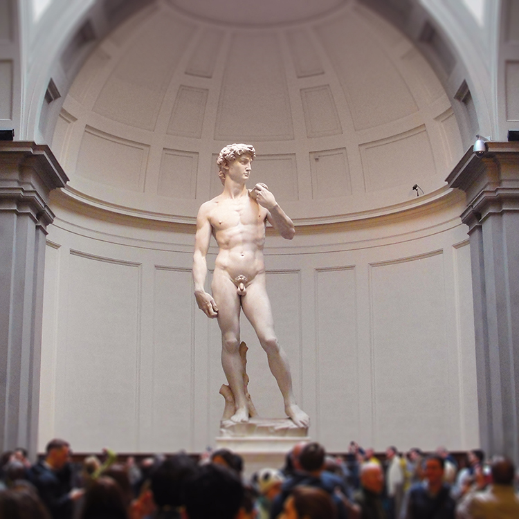 David by Michelangelo (1501-04).