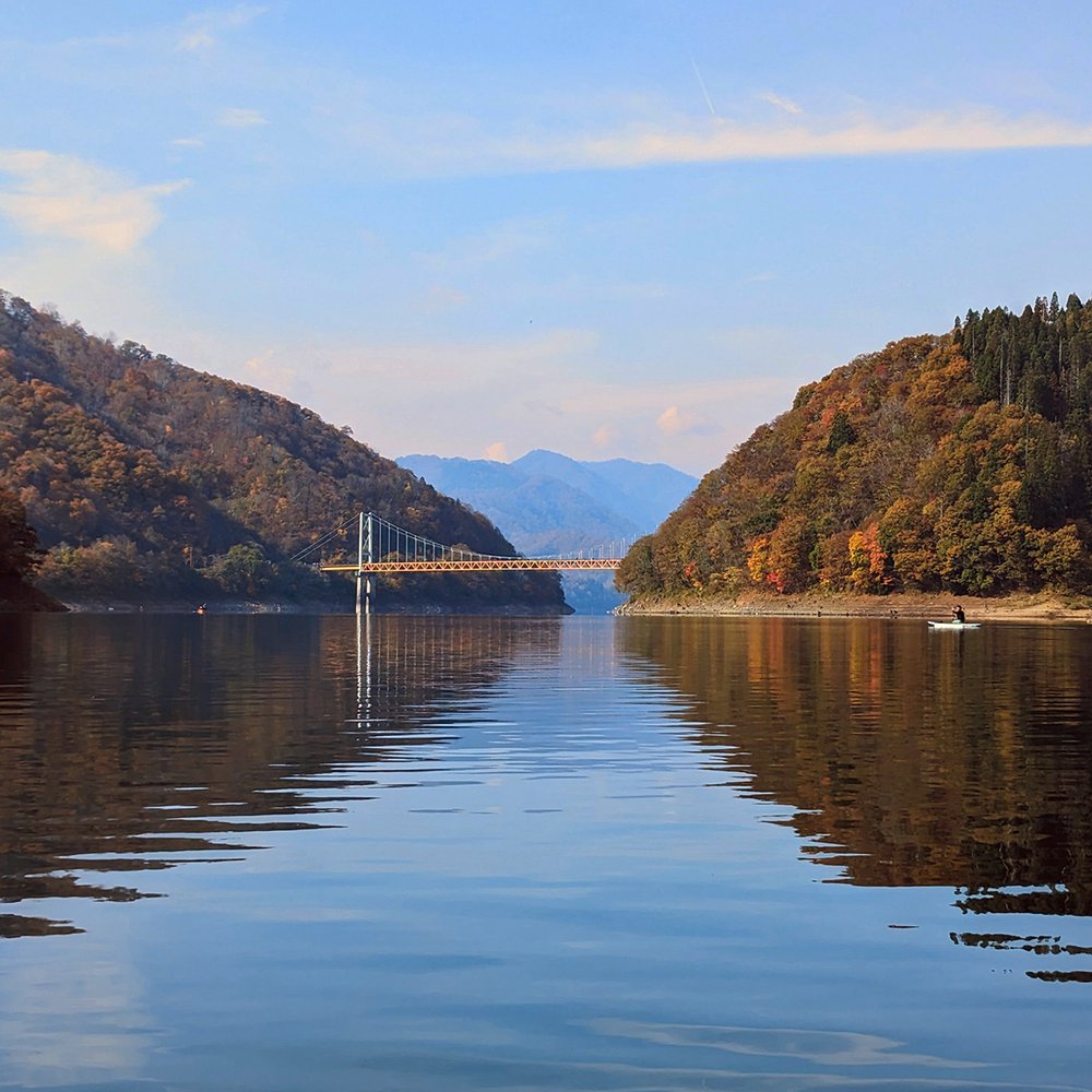  Hakogase Bridge at Lake Kuzuryu, Ono City, Fukui Prefecture, Japan (2023). Photo by Danny With Love. 