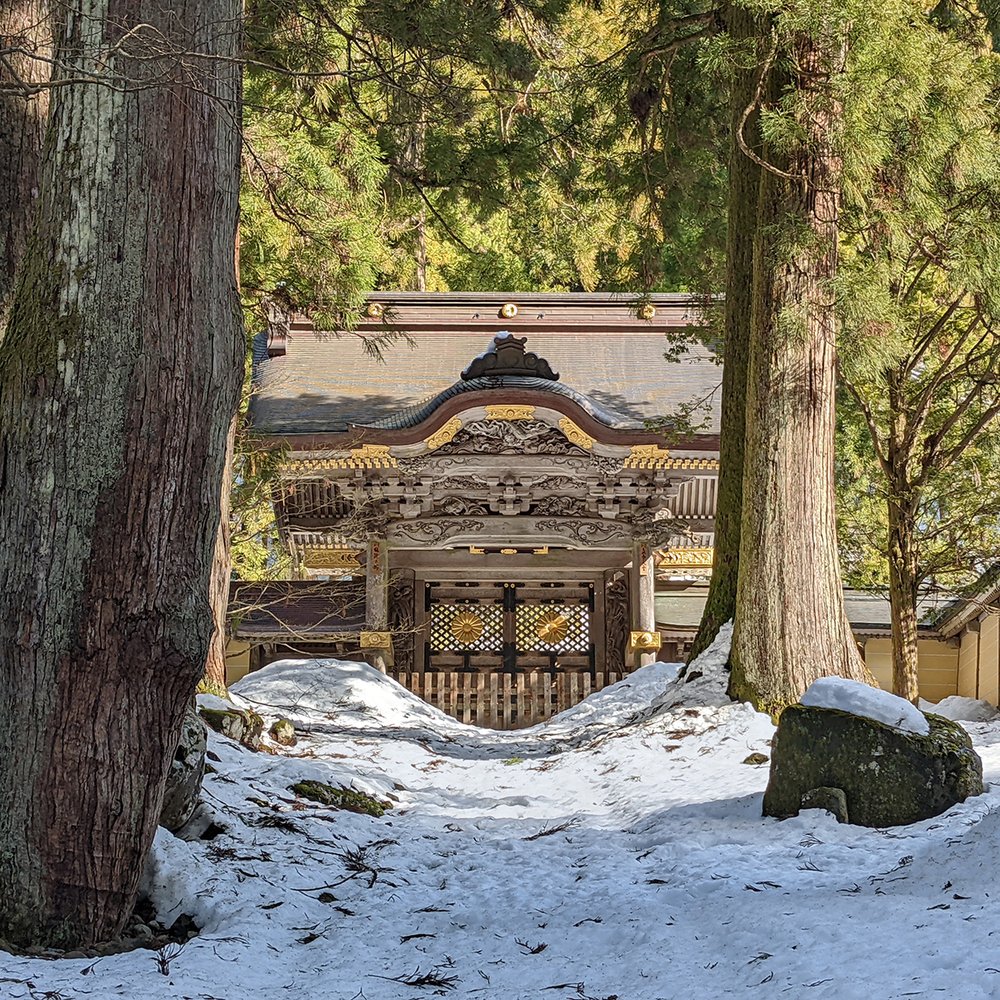  Eiheiji’s Karamon (Gate) in snow, Fukui Prefecture, Japan (2022). Photo by Danny With Love. 