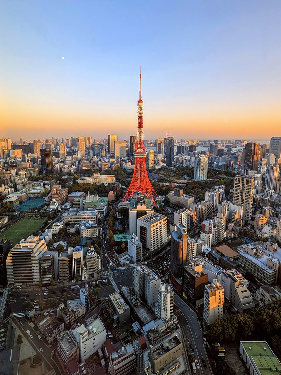  Azabudai Hills Mori JP Tower offers an unobstructed view of Tokyo Tower, Minato City, Tokyo, Japan (2023). Photo by Danny With Love. 