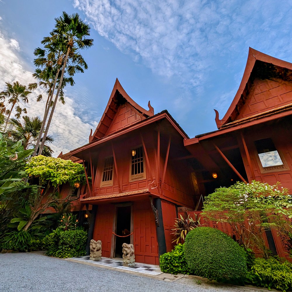  Traditional teak buildings of the Jim Thompson House, Bangkok, Thailand (2023). Photo by Danny With Love. 