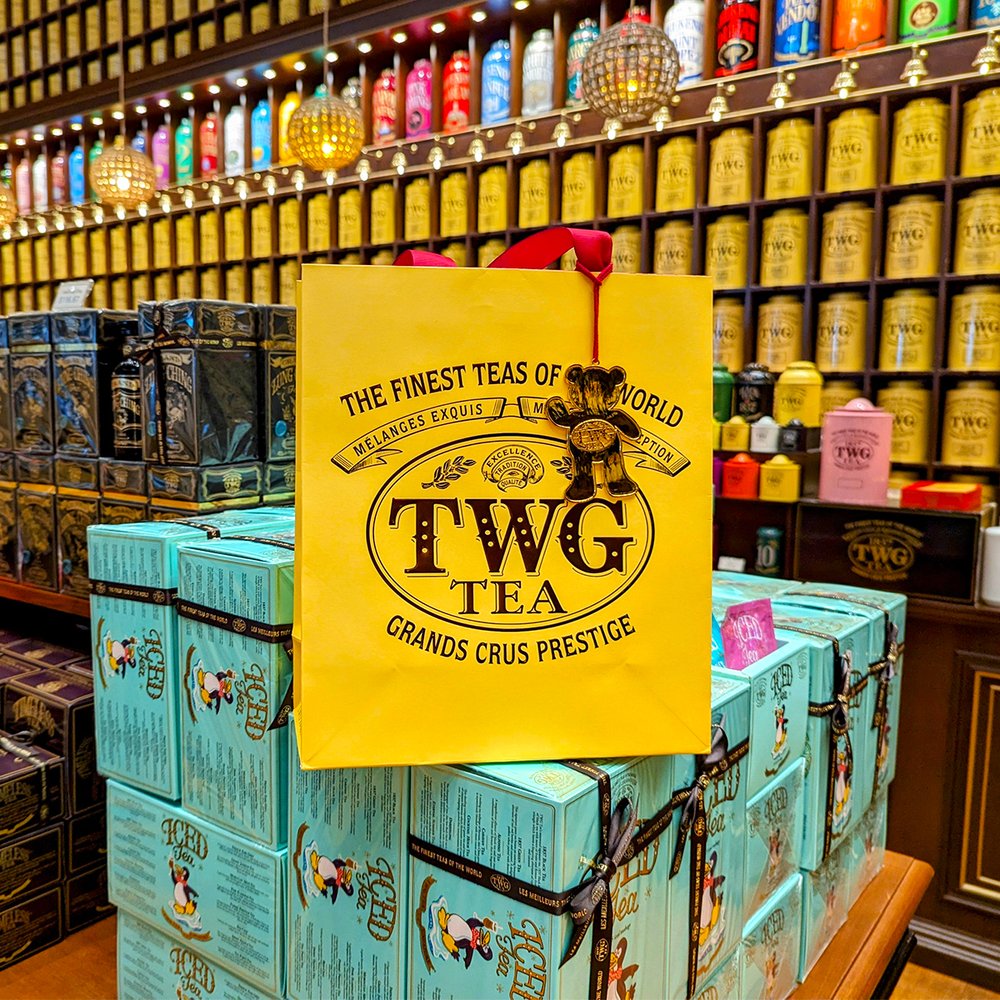  My gift bag from The Wellness Group (TWG) Tea at Changi Airport, Singapore (2023). Photo by Danny With Love. 