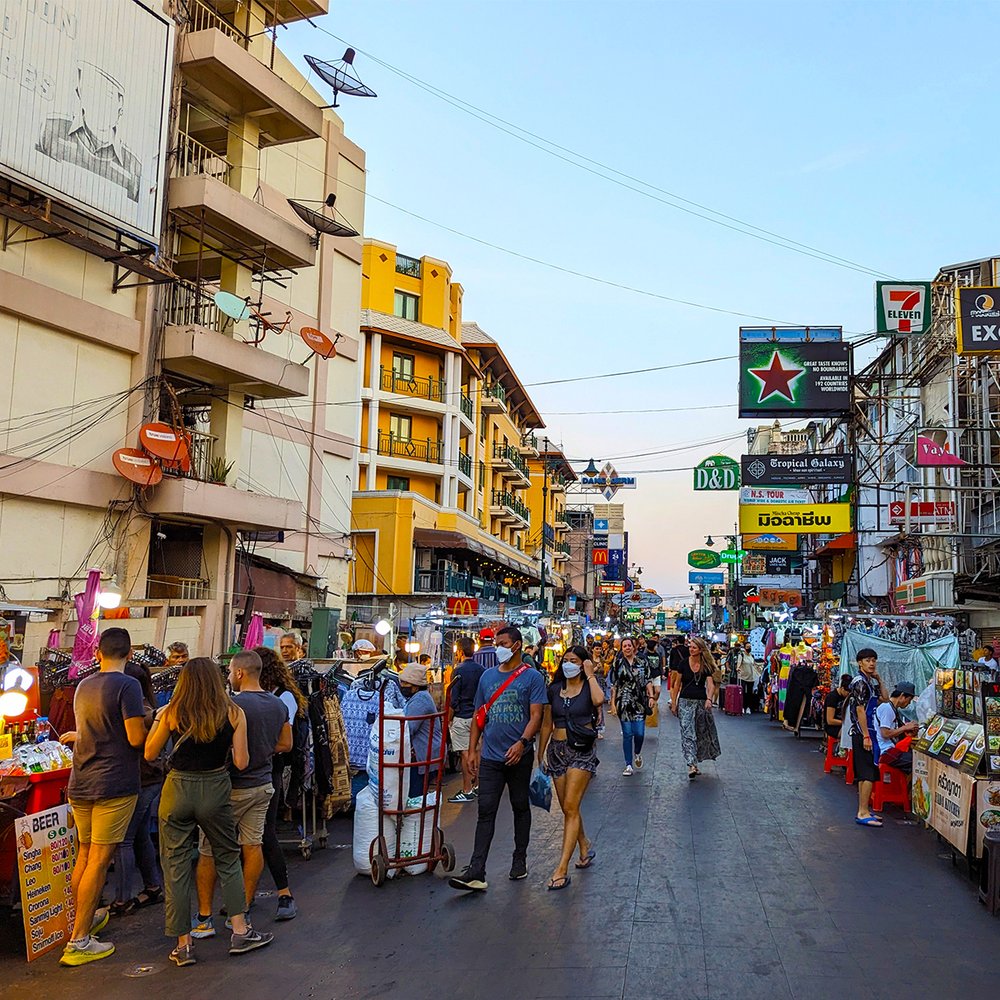  Khao San Road, Bangkok, Thailand (2023). Photo by Danny With Love. 