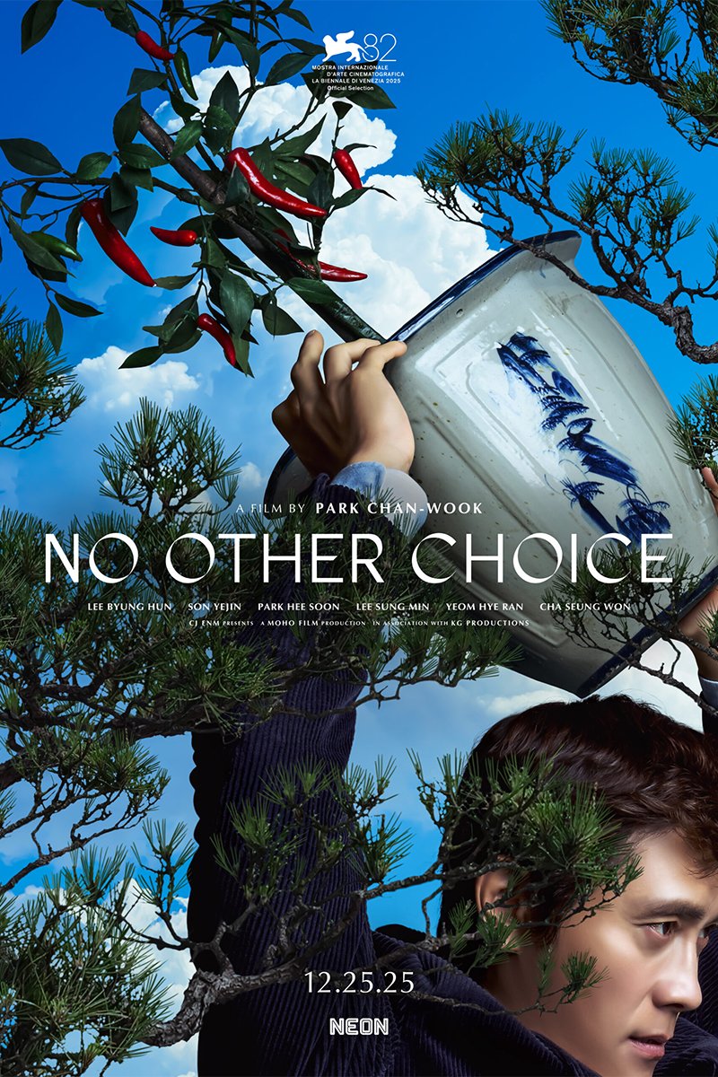 No Other Choice, film poster, directed by Park Chan-wook (2025). Via Gateway Film Center.