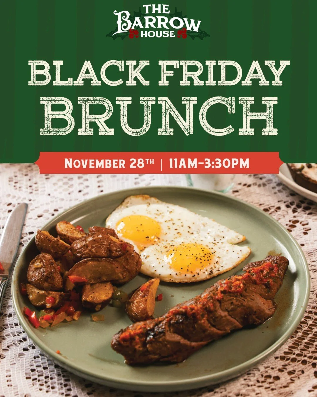 Doorbusters? No thanks. Brunch? Absolutely. 😌🍴
Join us for Black Friday Brunch this year and refuel the right way.

Reservations recommended --&gt; Resy.com