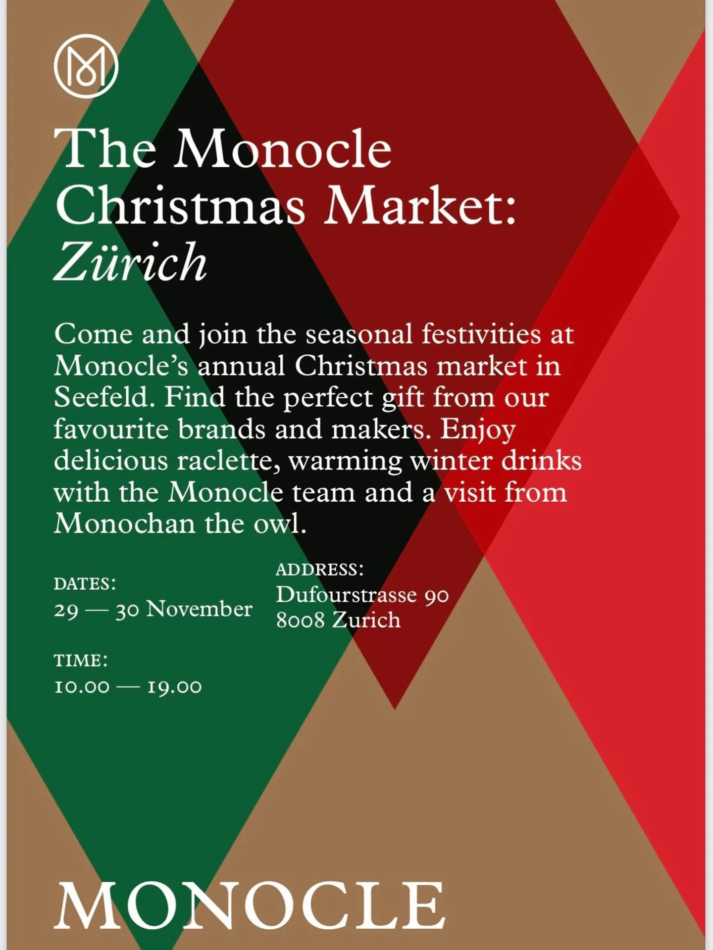 Find us at The Monocle Christmas Market
on Saturday and Sunday 
from 10 - 19 

Store in Uetikon am See will be open
on Saturday 10 - 17

#studiovintagezurich #vintage #zurich #z&uuml;rich #z&uuml;ri #midcenturymodern #schweiz #swiss #switzerland #mid