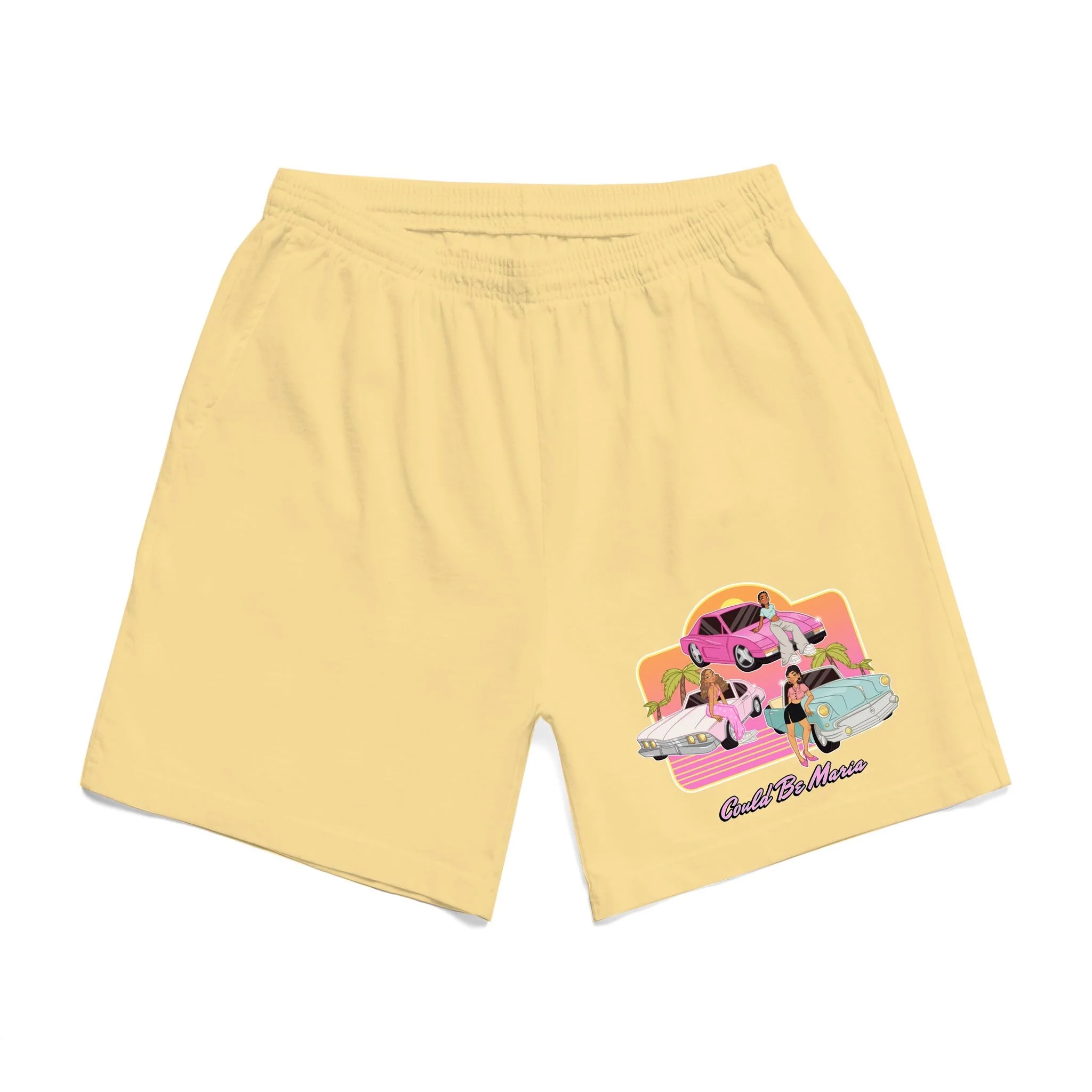 "CBM Auto" Shorts (Yellow)