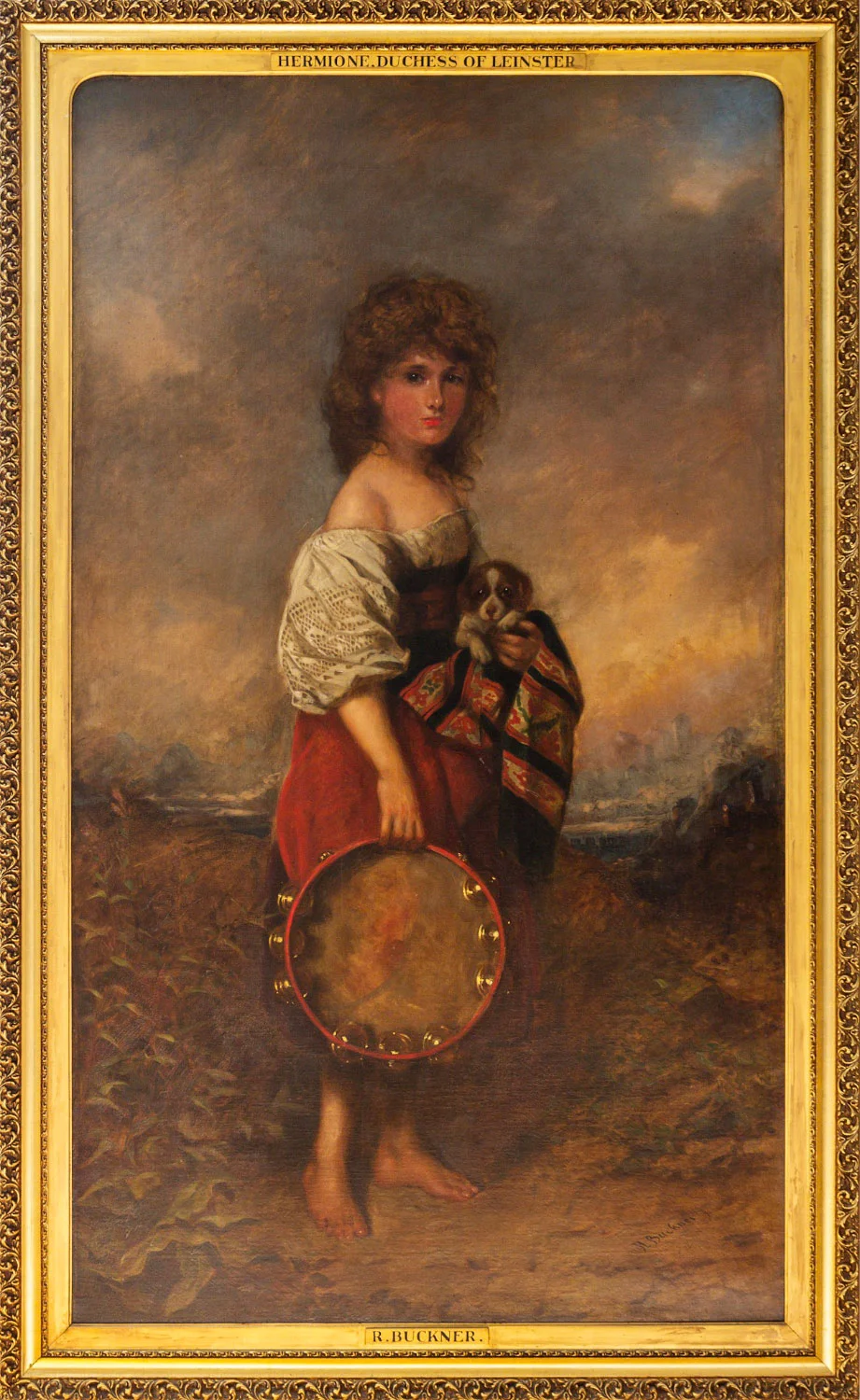 91.05 Portrait of Hermione with her pet