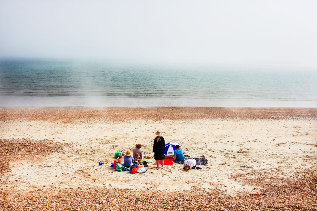 Print - Hayling Beach - England