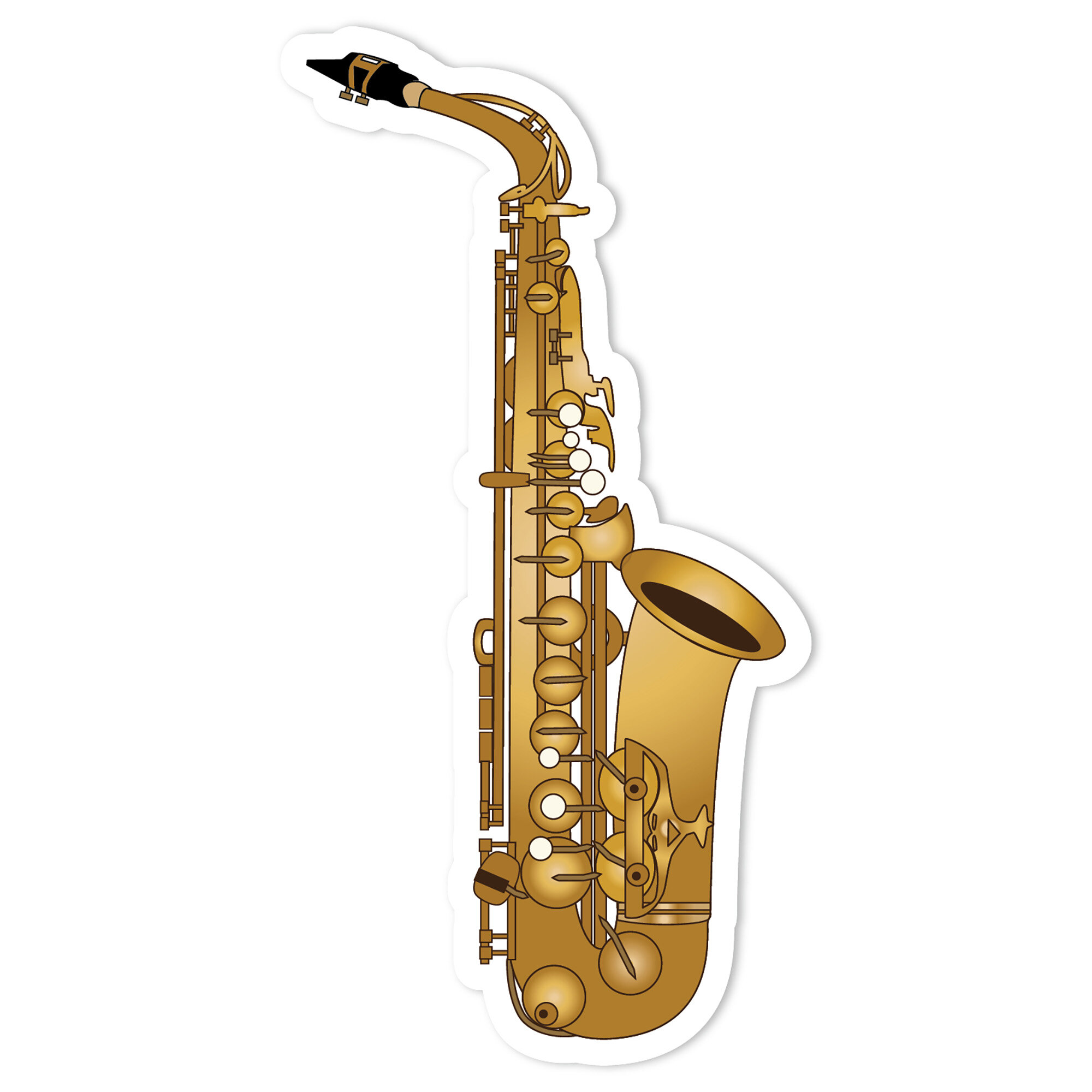 Alto Sax Sticker