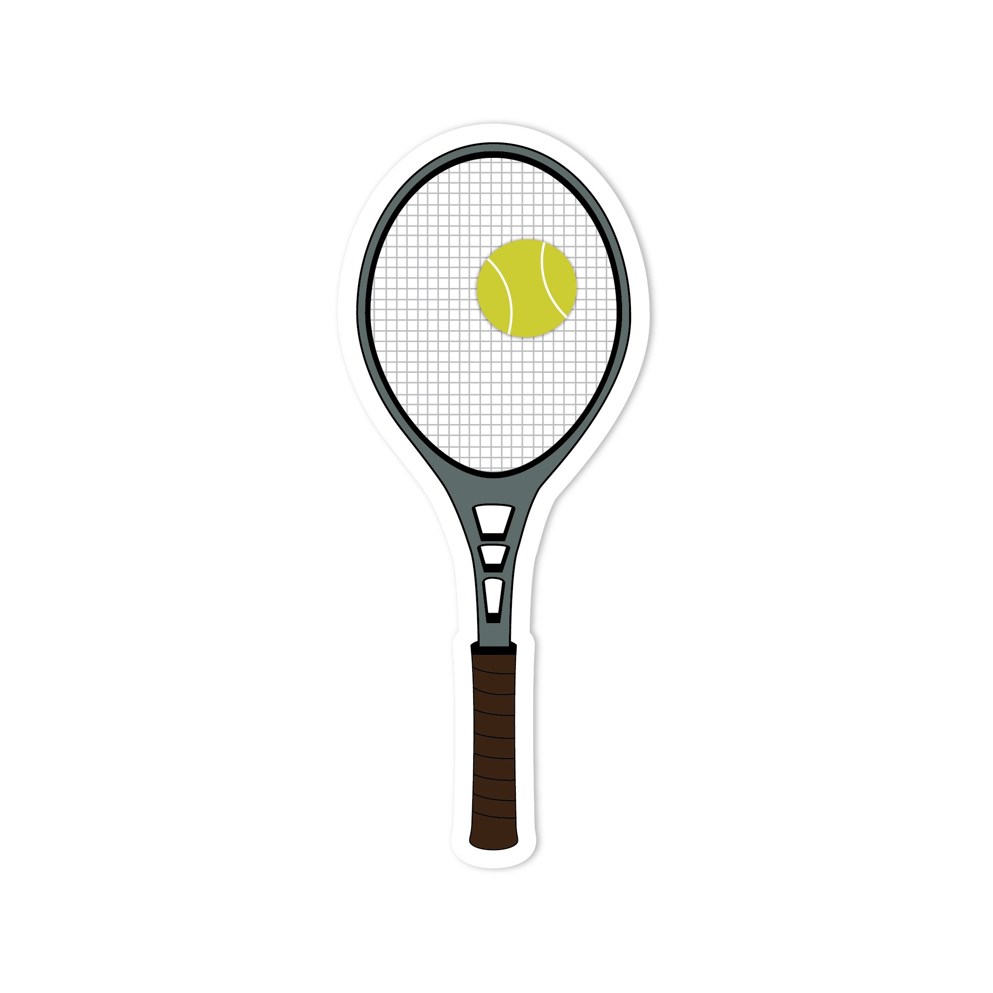 Tennis Racket Sticker