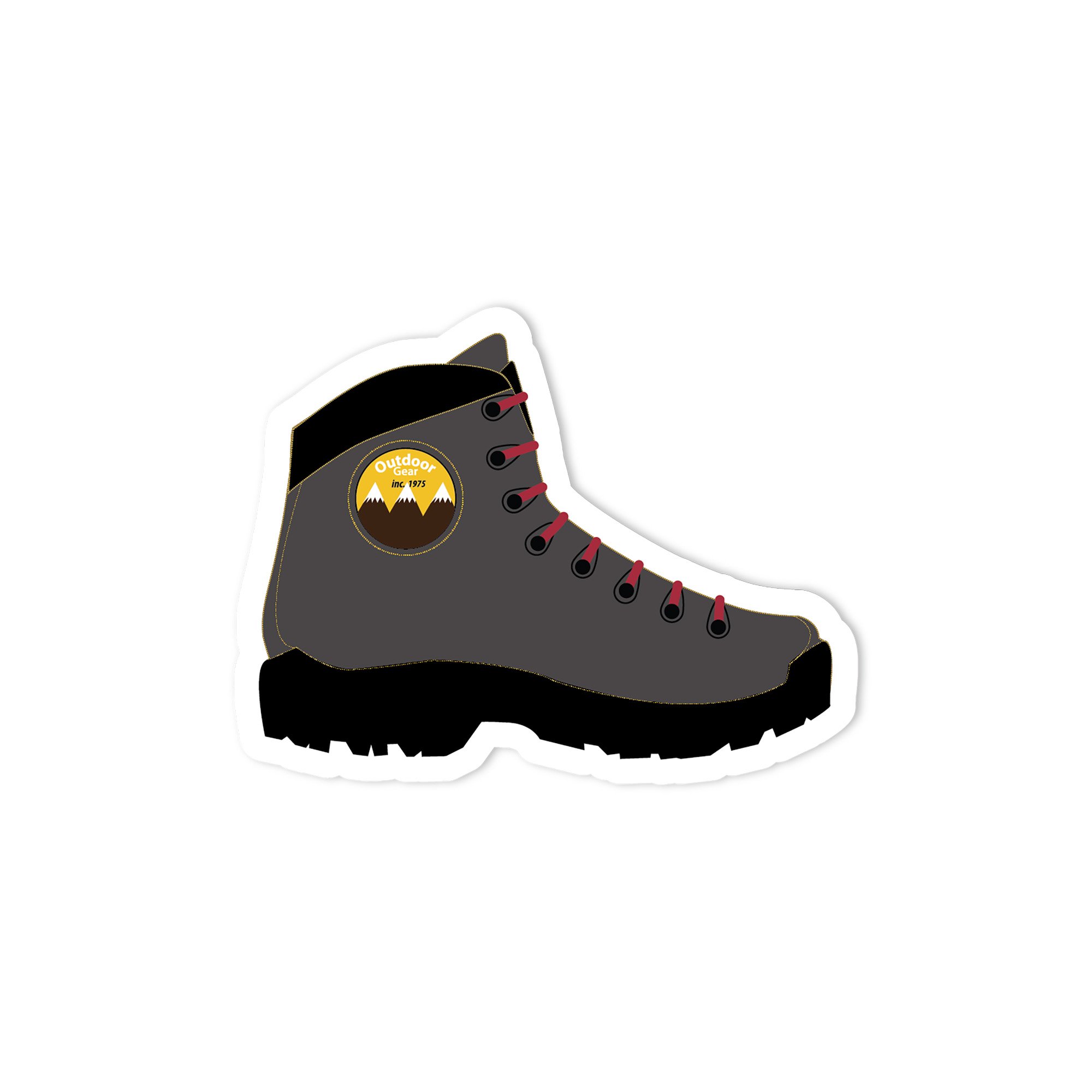 Hiking Boot Sticker