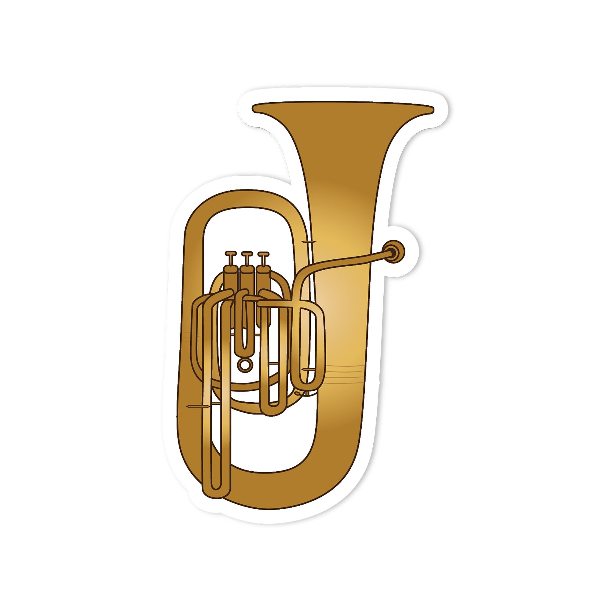 Tuba Sticker