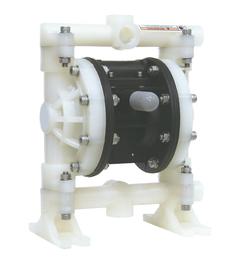 1/2" or 3/4" Polypropylene Air Diaphragm Pump