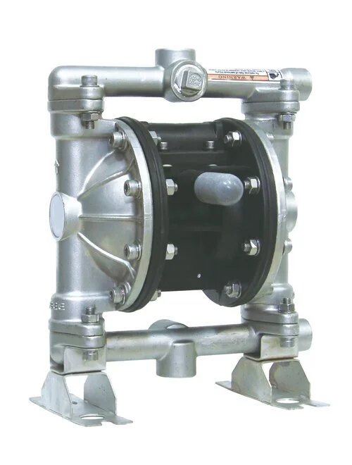 1/2" or 3/4" 304 Stainless Steel Air Diaphragm Pump w/ Teflon Diaphragm