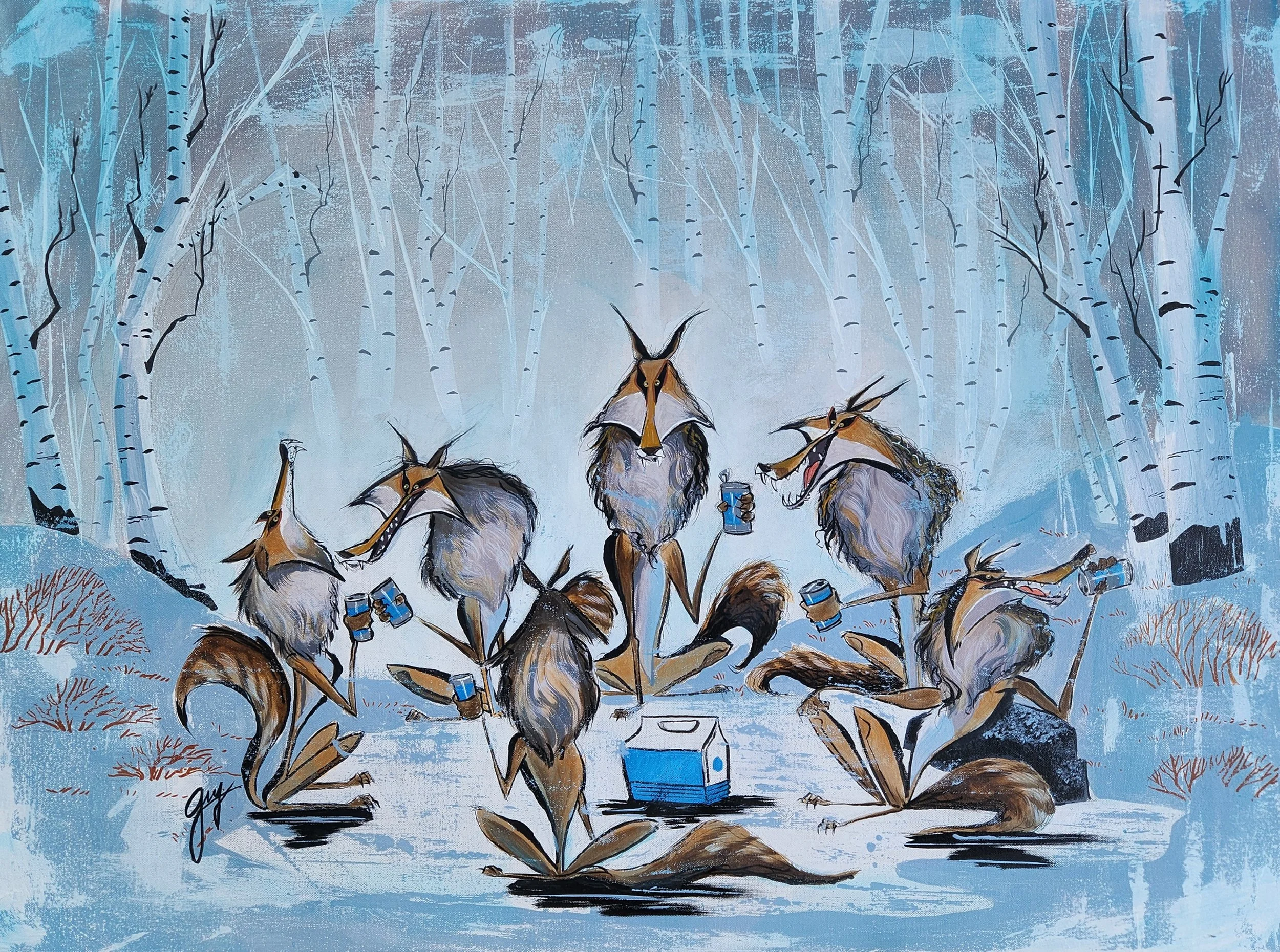 A Six-Pack Of Wolves