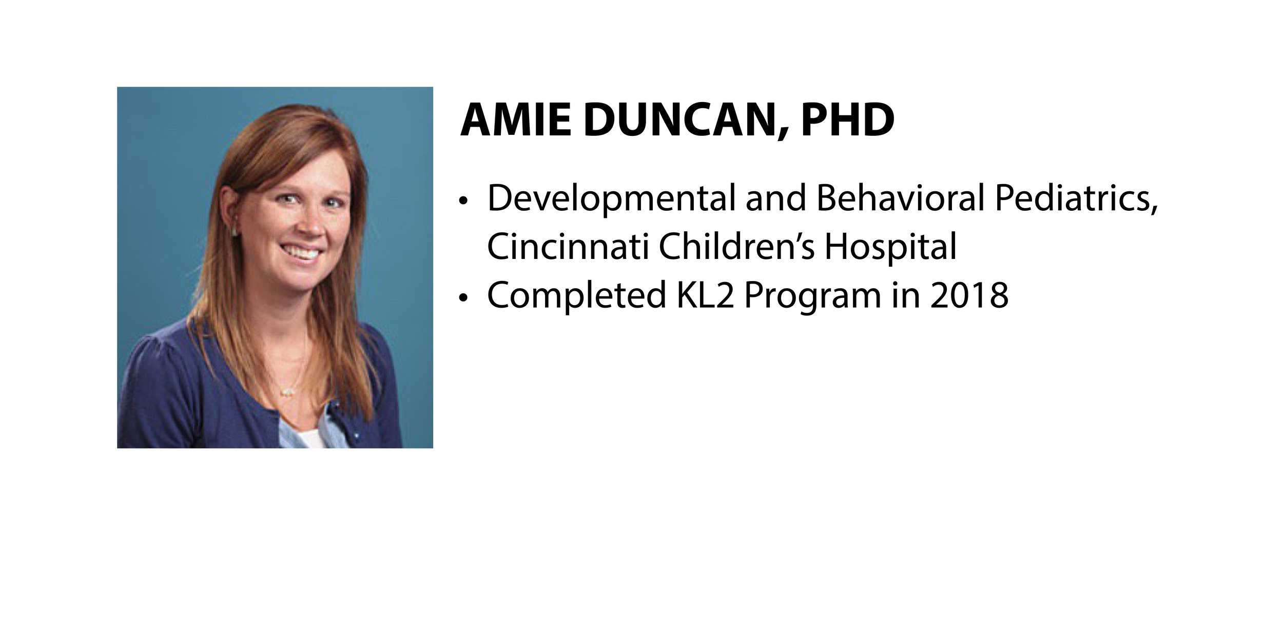K Scholar Overview: Amie Duncan