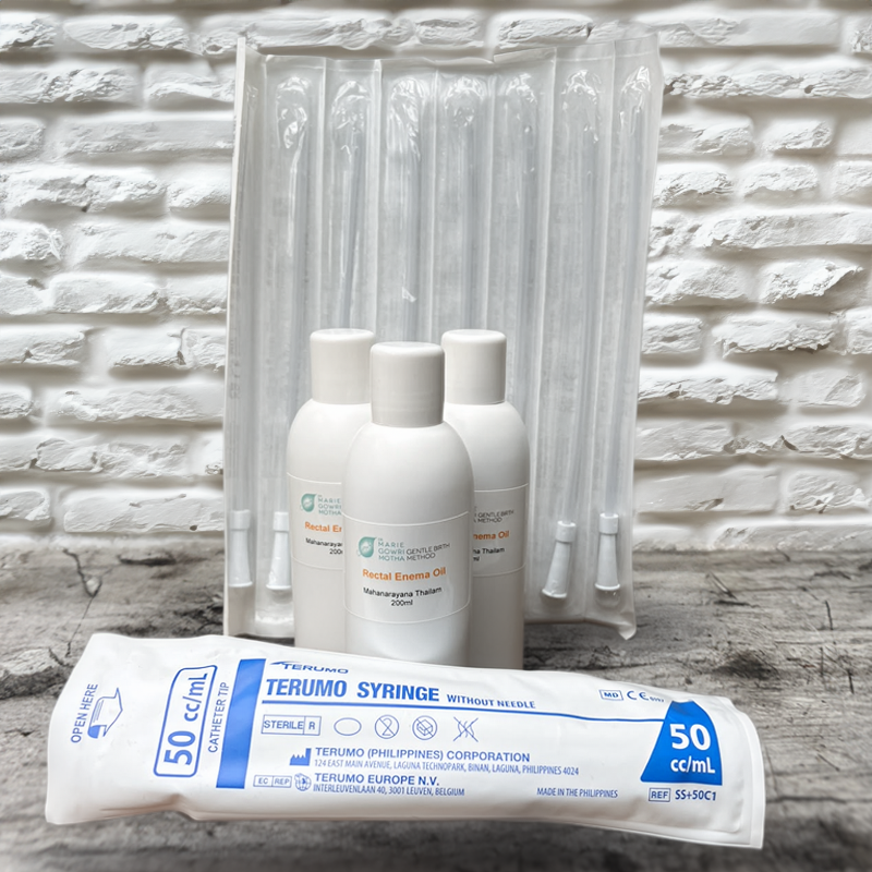 Rectal Enema Oil Kit