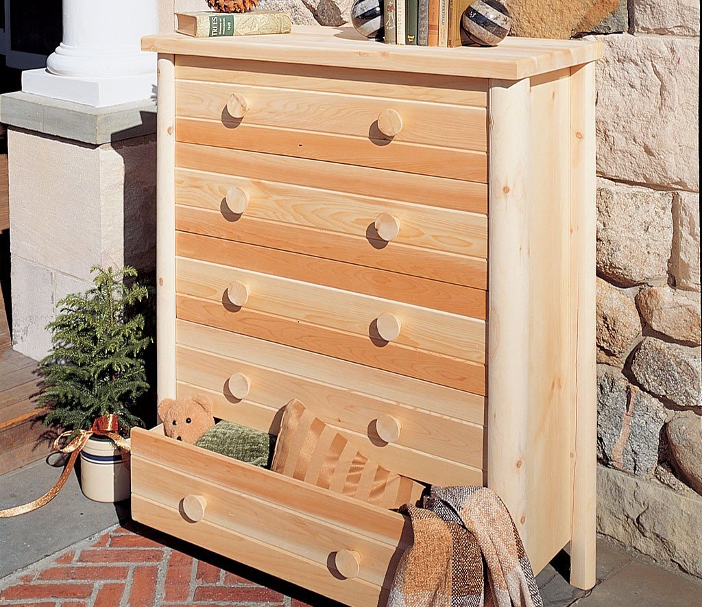 Finnegan Fence Company Cedar 5 Drawer Dresser