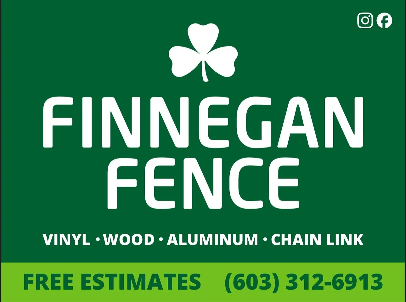 Exciting News! 🎉 Our brand-new Finnegan Fence yard signs are here, and we couldn&rsquo;t be happier with how they turned out!

A huge THANK YOU to @nenhcreative for the incredible design work and to @keystonepress for bringing them to life with such