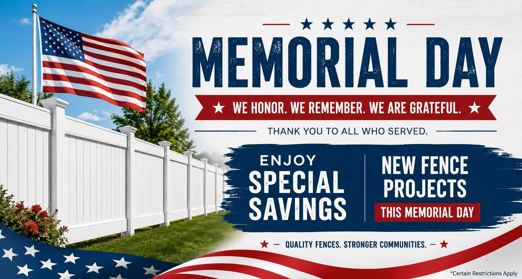 Memorial Day Discount!