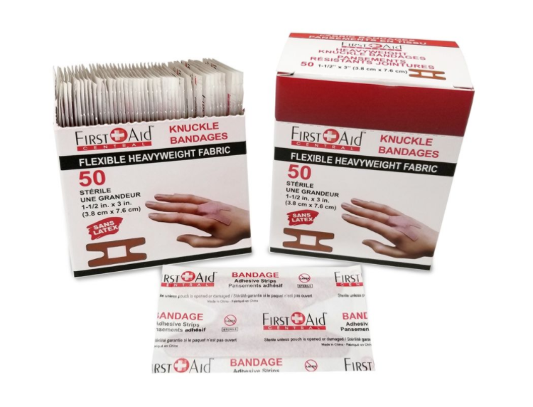 Heavyweight adhesive fabric bandages (Box of 50)