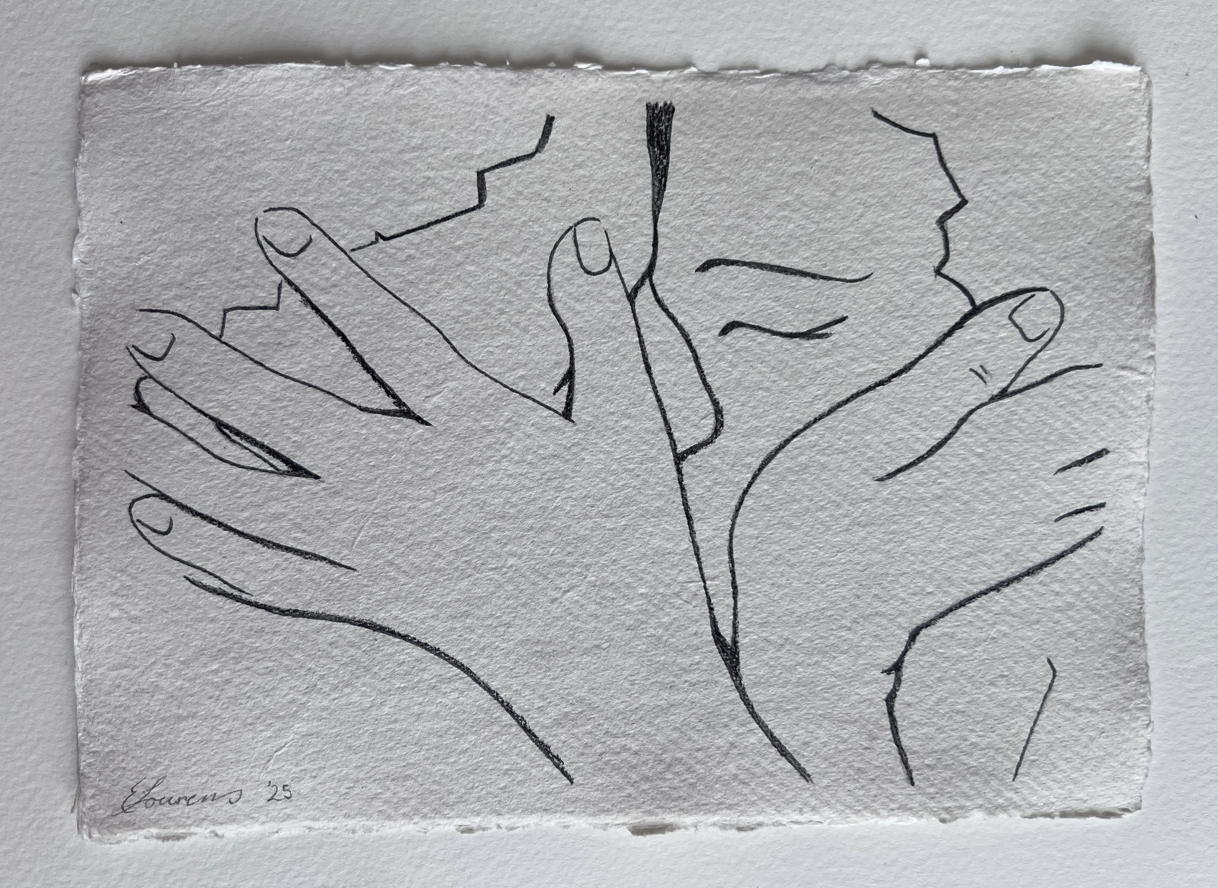 B&W Pencil Drawings - Give me Love sketch