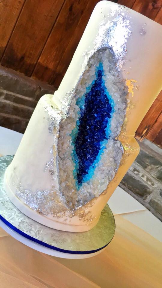 Geode Wedding Cake
