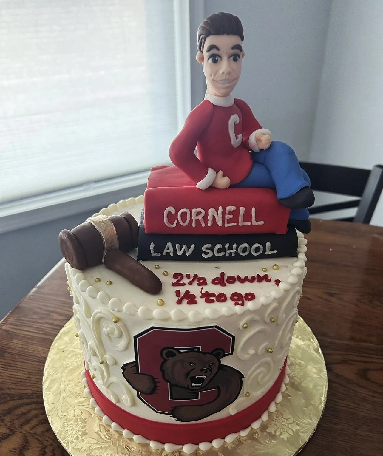 Cornell Law School Grad Cake