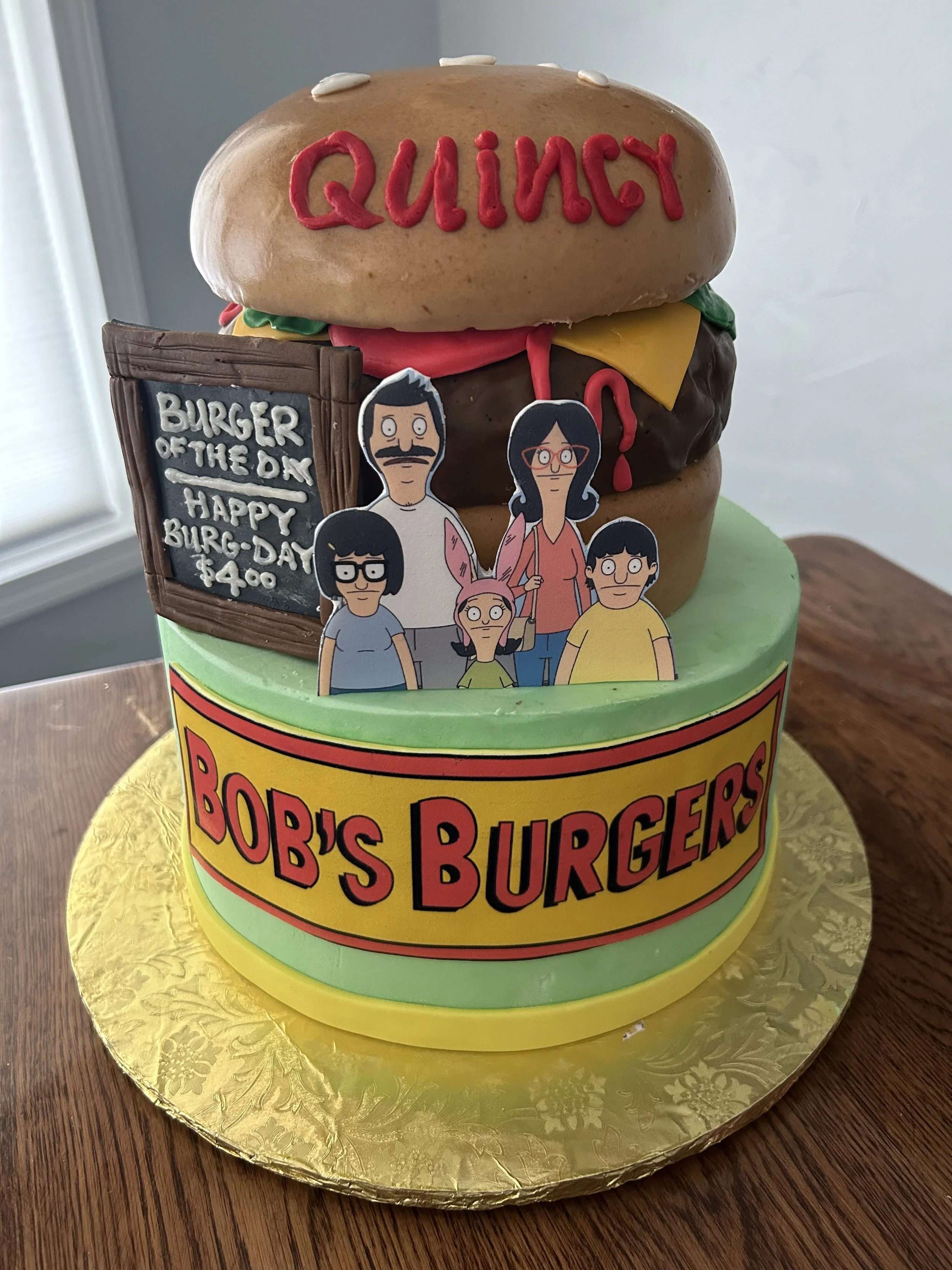 Bob's Burgers Cake 