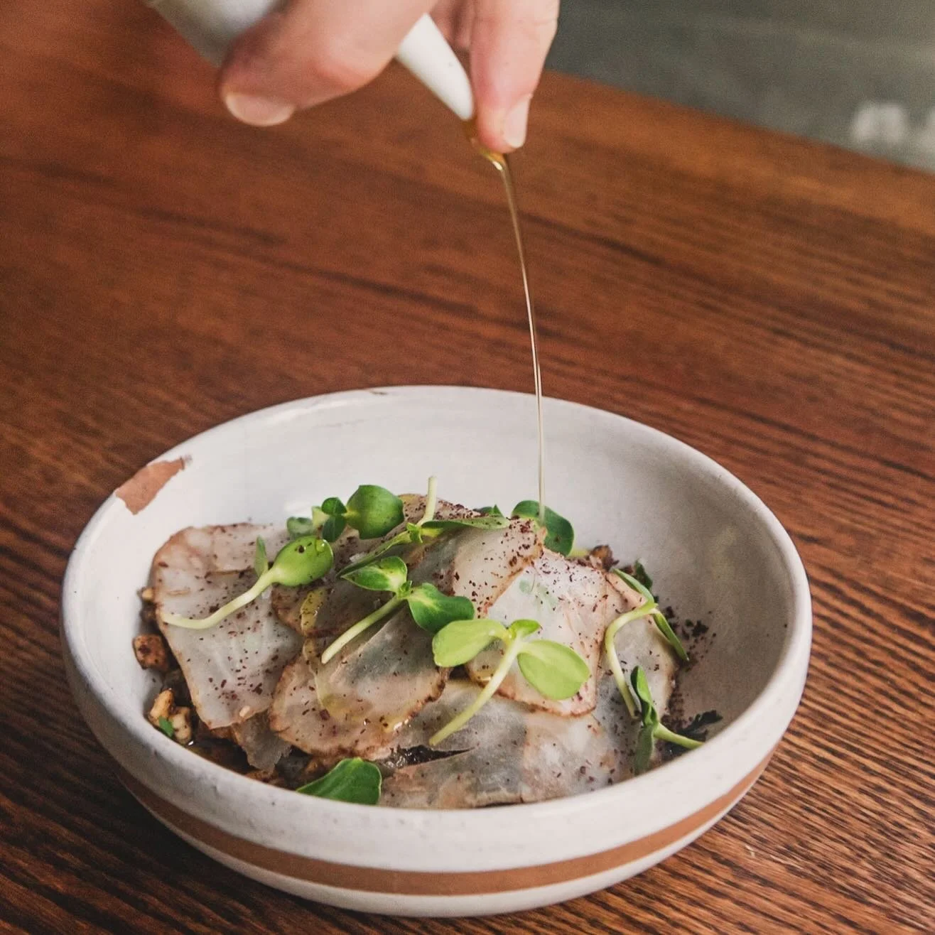 You know what they say - Sunchokes out bunchokes out?  Eh.  Anyways, we welcome back a long lost menu favorite TONIGHT!  Sunchokes three ways (shaved fresh, roasted &amp; pur&eacute;ed), sumac &amp; zaatar walnuts, aleppo pepper &amp; brown butter!