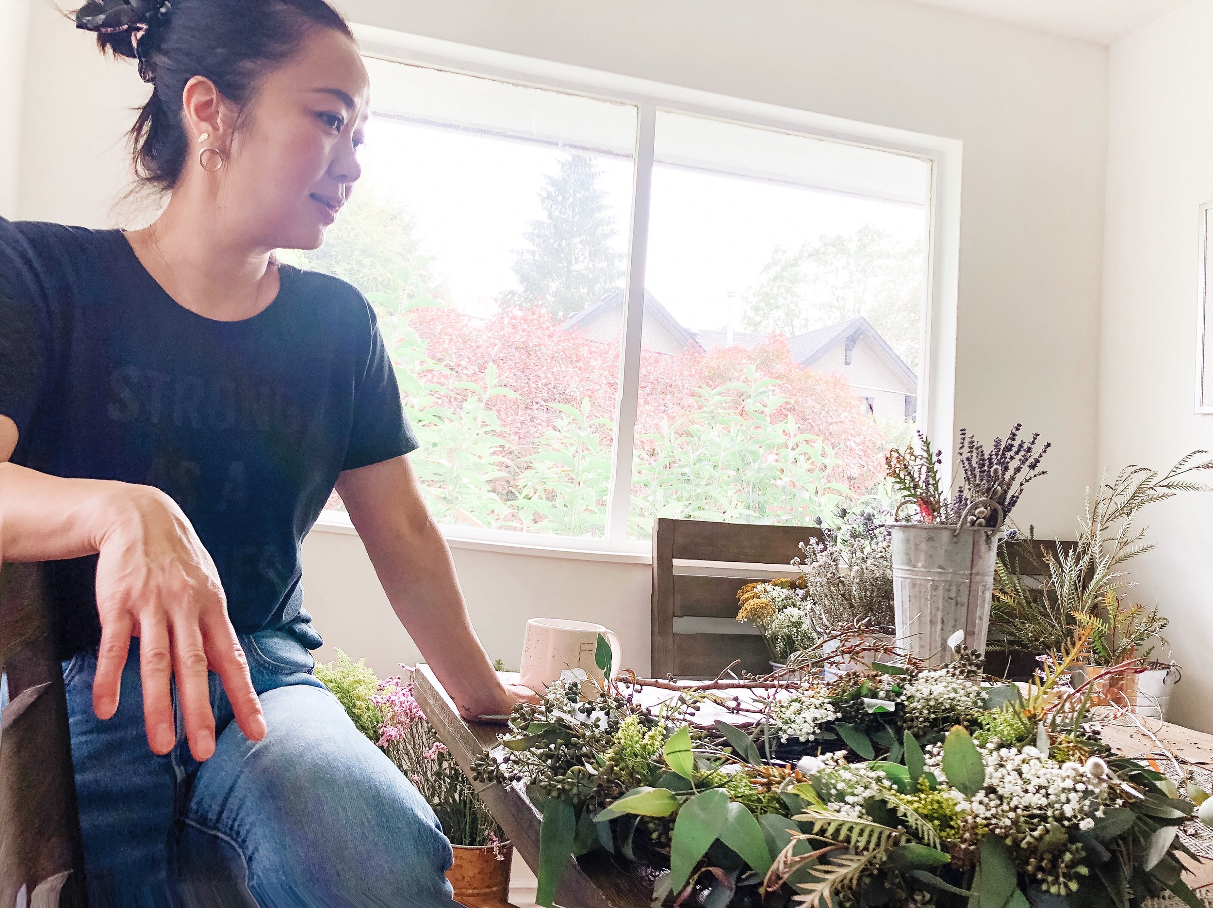 Meet Erica, the founder of Thistle Botanicals - Floral and Plants Design in Vancouver, BC